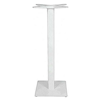 Base Comercial para Mesas 110 cm - RESOL TAPIES ALTA 40 X 40 - Varios Colores - Cuadrada Anti Giro y Estructura de Hierro Fundido - 59607 - Resol - NOGAL BEAT - Estructura para Mesa