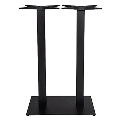 Base Comercial para Mesas 110 cm - RESOL TAPIES DOBLE ALTA - Varios Colores - Anti Giro y Estructura de Hierro Fundido - 59671 - Resol - NOGAL BEAT - Estructura para Mesa