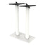 Base Comercial para Mesas 110 cm - RESOL TAPIES DOBLE ALTA - Varios Colores - Anti Giro y Estructura de Hierro Fundido - 59672 - Resol - NOGAL BEAT - Estructura para Mesa
