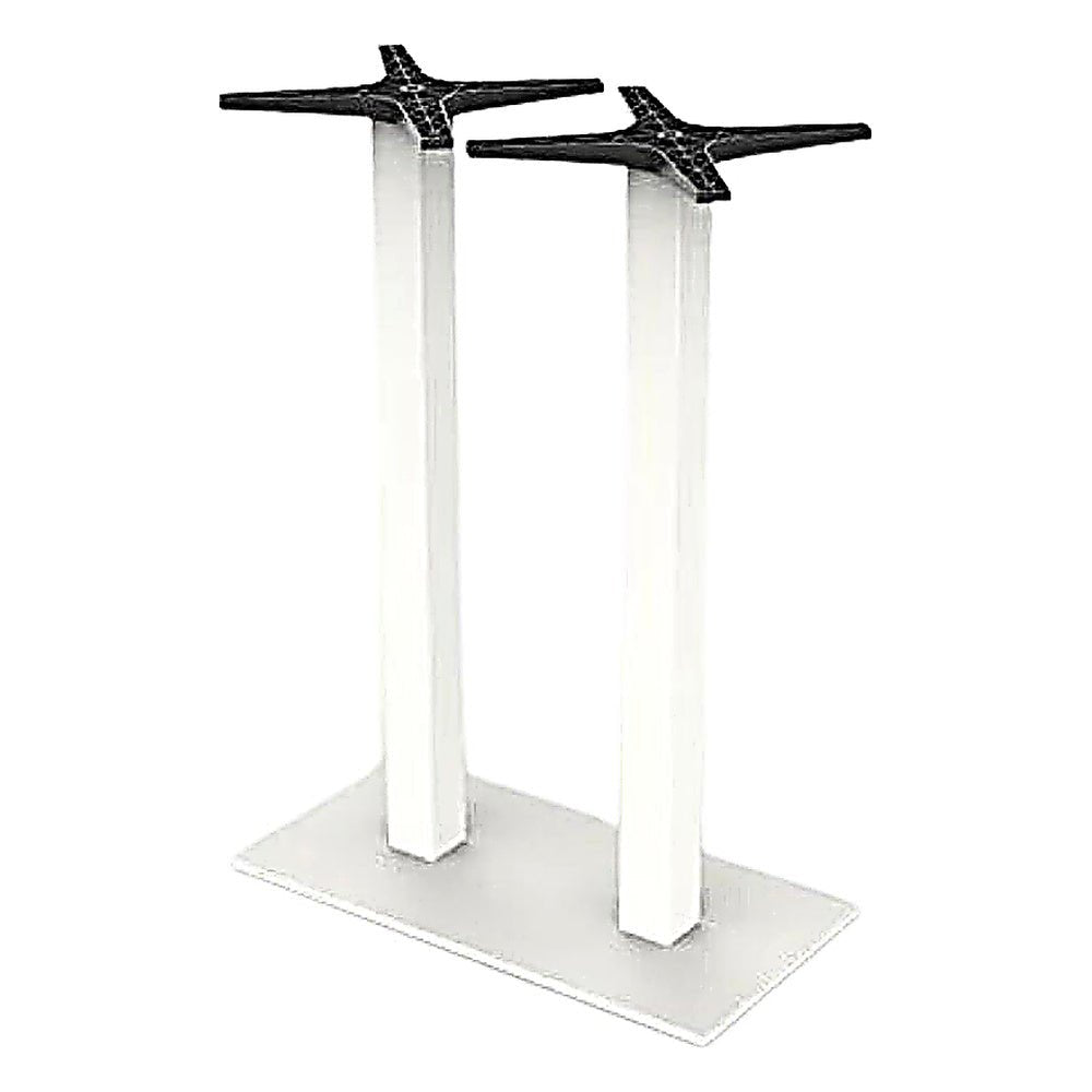 Base Comercial para Mesas 110 cm - RESOL TAPIES DOBLE ALTA - Varios Colores - Anti Giro y Estructura de Hierro Fundido - 59672 - Resol - NOGAL BEAT - Estructura para Mesa