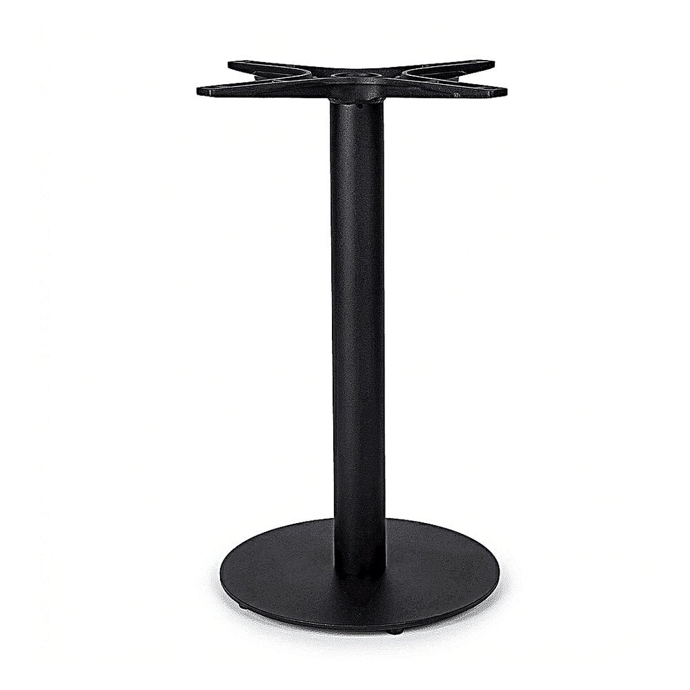 Base Comercial para Mesas 70 cm - RESOL TAPIES 40 DIA - Varios Colores - Redonda Anti Giro y Estructura de Hierro Fundido - 59635 - Resol - NOGAL BEAT - Estructura para Mesa