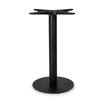 Base Comercial para Mesas 70 cm - RESOL TAPIES 40 DIA - Varios Colores - Redonda Anti Giro y Estructura de Hierro Fundido - 59635 - Resol - NOGAL BEAT - Estructura para Mesa