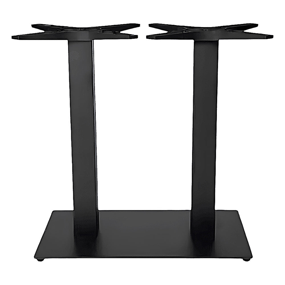 Base Comercial para Mesas 71 cm - RESOL TAPIES DOBLE - Varios Colores - Anti Giro y Estructura de Hierro Fundido - 59633 - Resol - NOGAL BEAT - Estructura para Mesa