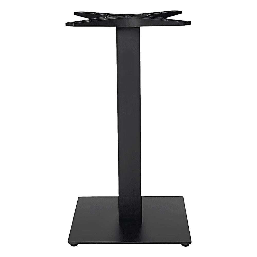Base Comercial para Mesas 71 cm - RESOL TAPIES - Varios Colores - Cuadrada Anti Giro y Estructura de Hierro - 59524 - Resol - NOGAL BEAT - Estructura para Mesa