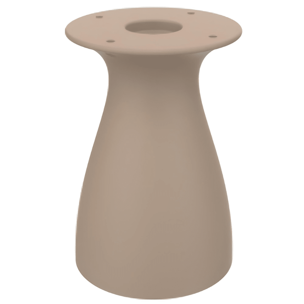 Base circular RESOL BAOBAB S en MDPE rotomoldeado para interior y exterior