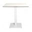 BASE Y CUBIERTA RESOL TAPIES 70 X 70 WE | Pie de Mesa con Cubierta WE para Restaurante | 71 cm | Hierro Fundido | Interior - 69304 - Resol - NOGAL BEAT - Mesas