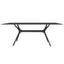 BASE Y CUBIERTA RESOL VELA L 200 X 90 HPL | Pie de Mesa con Cubierta HPL para Restaurante | 72.5 cm | Fibra de Vidrio con PP | Protección UV | Interior + Exterior - 03119 - Resol - NOGAL BEAT - Mesas