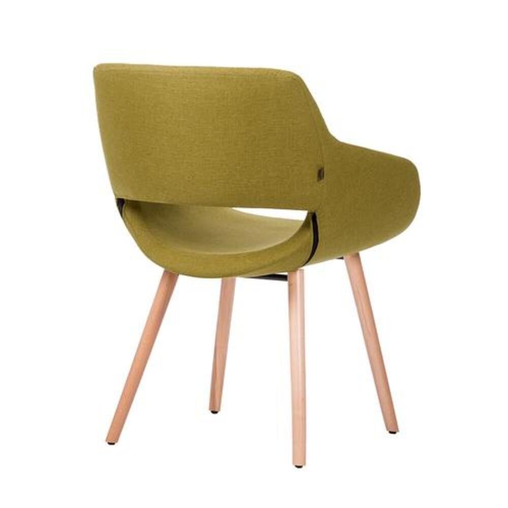 Bratti Silla Flok Fl05 Visita Poliuretano Flexible Inyectado Base Madera Interior - FL05-G1 - Bratti - NOGAL BEAT - Sillas
