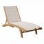 Camastro de Intemperie para Hotel - NOGAL BEAT NAYARIT - Varios Colores - Madera Teca y Tela Batyline - CAMASTRO NAYARIT Beige - CAMCO - NOGAL BEAT - Camastro