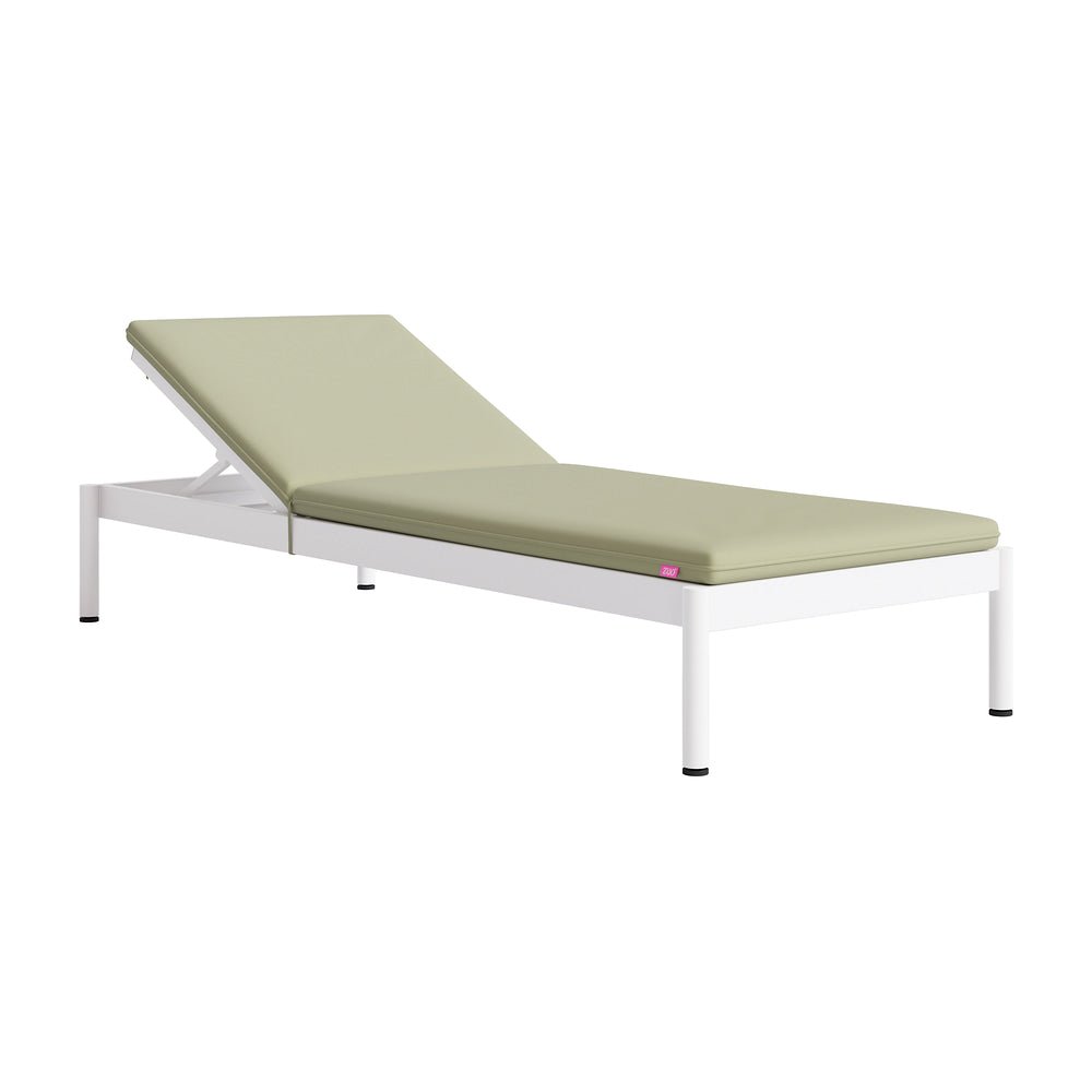 Camastro de Intemperie para Zona de Jardín - ZUO LYCHEE - Verde - Asiento y Respaldo Tapizados con Tela para Exterior - 704237 - Zuo - NOGAL BEAT - Camastro