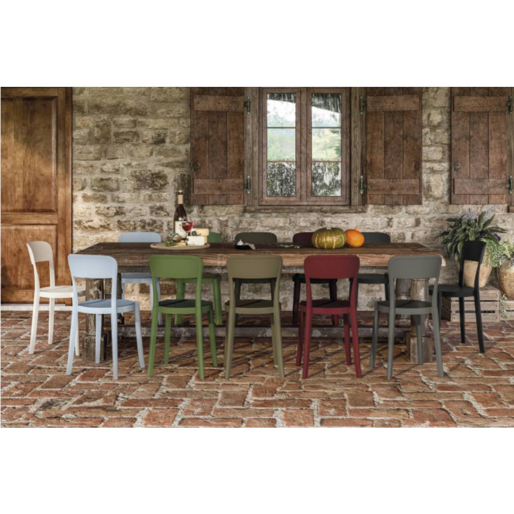 Colos Silla Torre Ocasional Polipropileno Nylon Fibra Vidrio Base 4 Pu ...