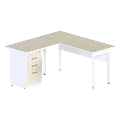 Conjunto Operativo para Área de Trabajo - GEBESA KENZA - Frente 150 cm - GBK140 - GEBESA - NOGAL BEAT - Escritorio de Oficina