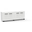 Credenza Nogal Beat VTCR-00XG en melamina de 16 mm con frentes de cristal y de 2 a 4 puertas