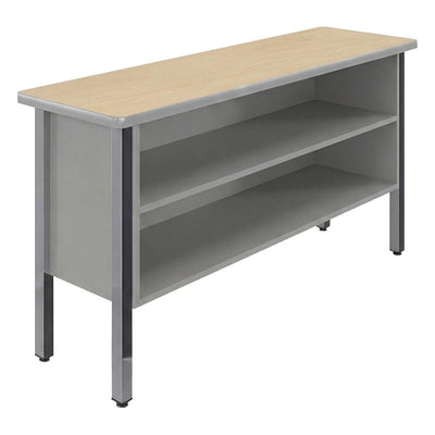 Credenza para Área Ejecutiva - GEBESA CONCORD - Frente 180 cm - Sin Puertas - GAO531180SV - GEBESA - NOGAL BEAT - Credenza