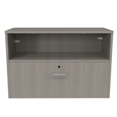 Credenza Ofik Urban 886 en melamina con 1 entrepaño y 1 cajón para oficina