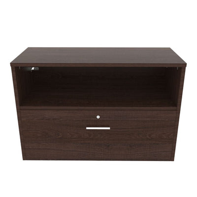 Credenza Ofik Urban 887 en melamina con 1 entrepaño y 1 cajón para oficina