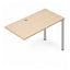 Credenza para Oficina 2 Patas - VERSA READY - Varios Colores - Frente 120 cm - Cubierta Melamina 28mm o LPAP 28mm - RE-202I - VERSA - NOGAL BEAT - Credenza