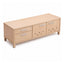 Credenza para Oficina Baja - VERSA READY - Varios Colores - Altura 52 cm - 2 Puertas Metálicas Estampado Plug con Cerradura - RE-814IM - VERSA - NOGAL BEAT - Credenza