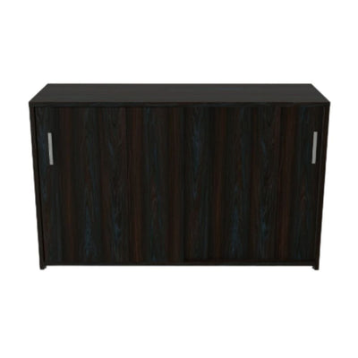 Credenza Ofik 229 en melamina termofusionada y acero para oficina