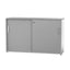 Credenza Ofik 229 en melamina termofusionada y acero para oficina