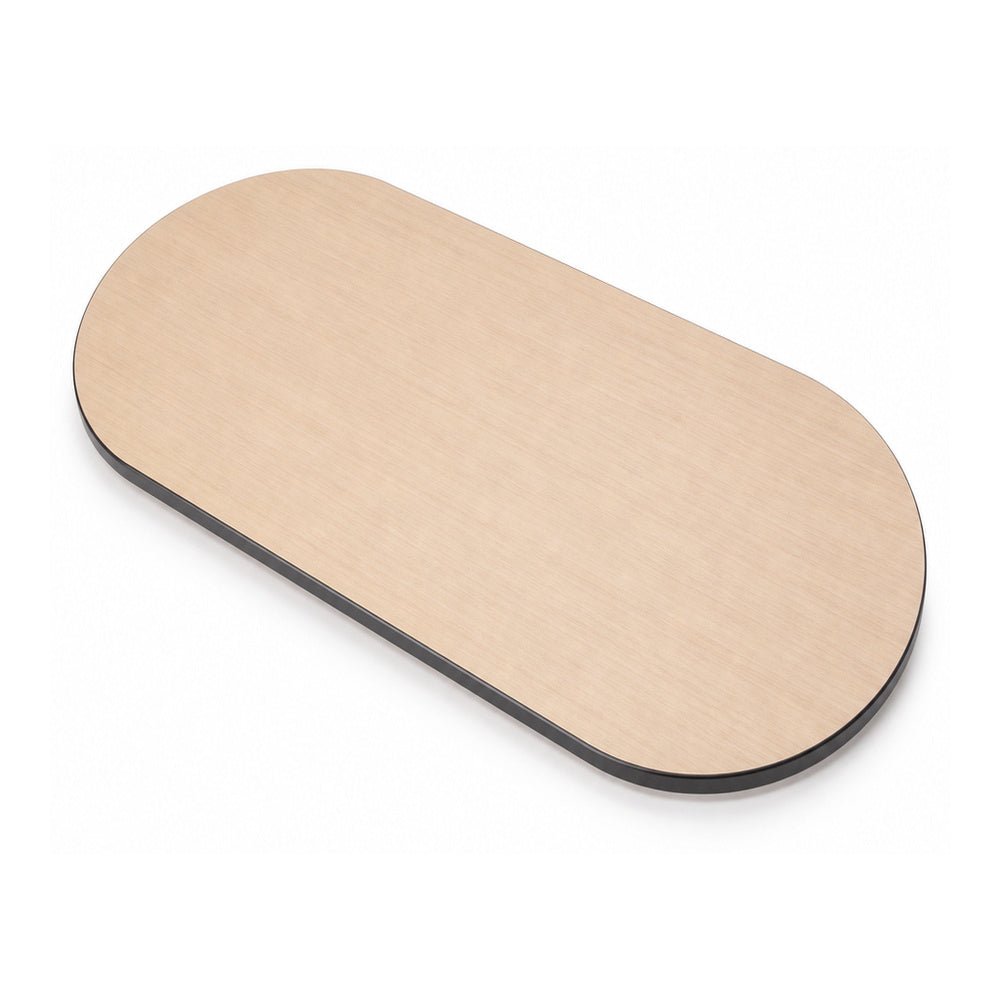 Cubierta Ovalada para Mesa de Juntas - GEBESA MESAS CONFIGURABLES - Frente 180 cm - Fondo 120 cm - Cubierta y Base de Aglomerado - GBJ941180BP - GEBESA - NOGAL BEAT - Cubierta para Mesa