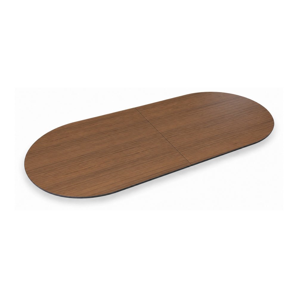 Cubierta Ovalada para Mesa de Juntas - GEBESA MESAS CONFIGURABLES - Frente 360 cm - Fondo 120 cm - Cubierta y Base de Aglomerado - GBJ941360CN - GEBESA - NOGAL BEAT - Cubierta para Mesa