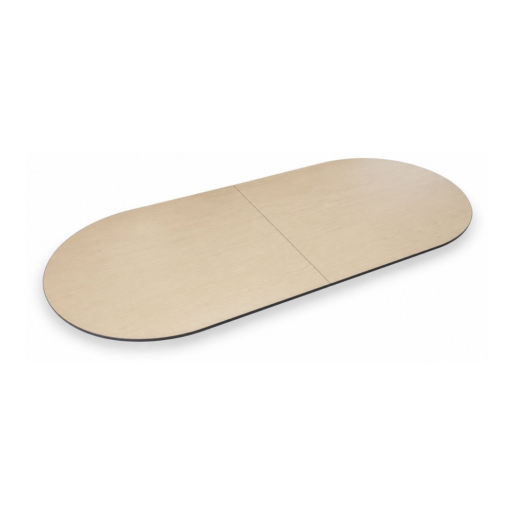 Cubierta Ovalada para Mesa de Juntas - GEBESA MESAS CONFIGURABLES - Frente 360 cm - Fondo 120 cm - Cubierta y Base de Aglomerado - GBJ941360BP - GEBESA - NOGAL BEAT - Cubierta para Mesa