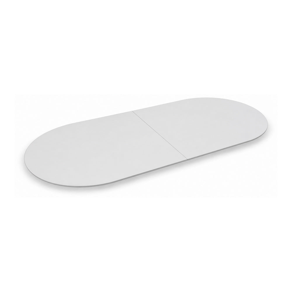 Cubierta Ovalada para Mesa de Juntas - GEBESA MESAS CONFIGURABLES - Frente 420 cm - Fondo 120 cm - Cubierta y Base de Aglomerado - GBJ941420AP - GEBESA - NOGAL BEAT - Cubierta para Mesa
