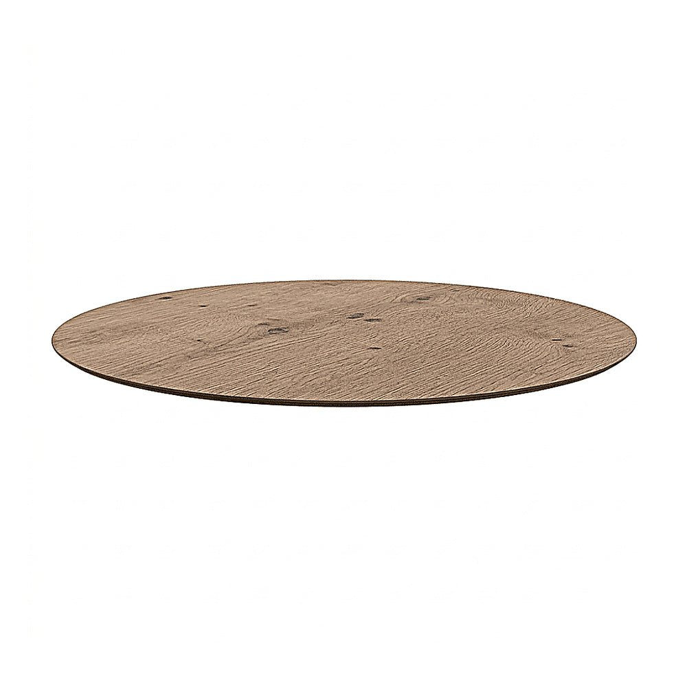 Cubierta para Mesa Circular - RESOL BAOBAB M 70 80 90 100 200x100 DIA HPL - Varios Colores - Protección UV - 63570 - Resol - NOGAL BEAT - Cubierta para Mesa