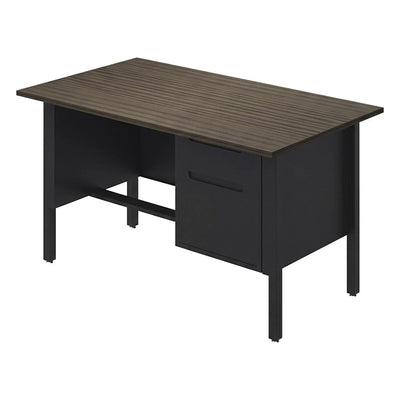 Escritorio 2 Gavetas para Oficina - GEBESA NOVA - Frente 120 cm - Mano Izquierda - GAN210120L - GEBESA - NOGAL BEAT - Escritorio de Oficina