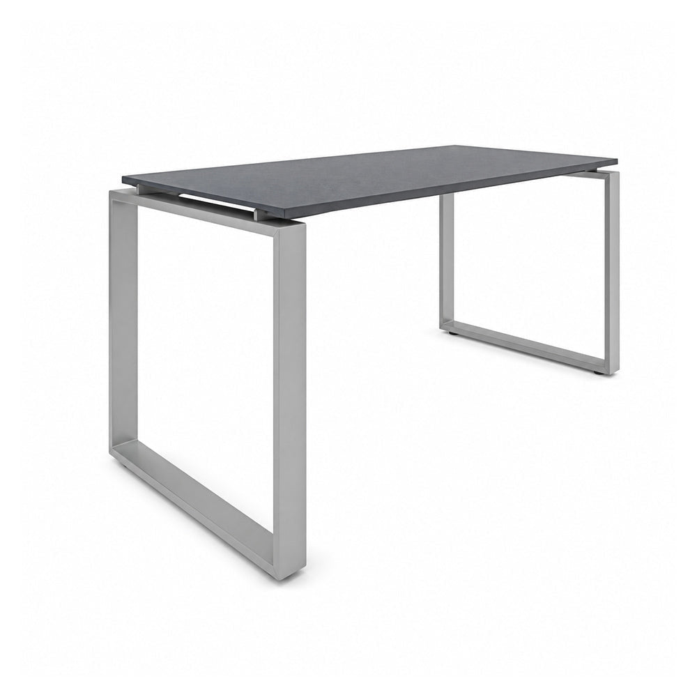 Escritorio de Oficina Configurable en Bateria - VERSA AXIO - Blanco/Gris - 120 × 75 cm - Posicion Inicial - AO-210N - VERSA - NOGAL BEAT - Escritorio de Oficina
