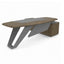Escritorio de Oficina Módulo - VERSA ARPPA - Chapa de Madera Natural Teca Acabado - AP-100I - VERSA - NOGAL BEAT - Escritorio de Oficina