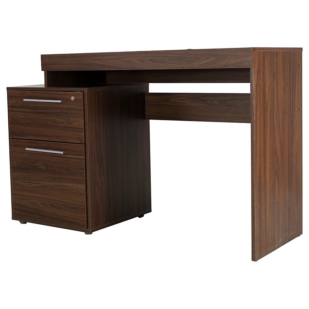 Escritorio de Oficina Secretarial - KINGSTRONG JM-180 SUEZ MODU0360167 - Varios Colores - Melamina - MODU0360167 - Mundo In - NOGAL BEAT - Escritorio de Oficina