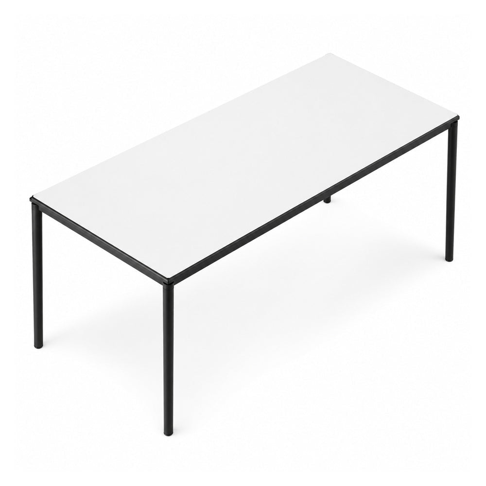 Escritorio de Oficina - VERSA READY - Varios Colores - 200 × 90 cm - Cubierta Melamina 28mm o LPAP 28mm - RE-142 - VERSA - NOGAL BEAT - Escritorio de Oficina