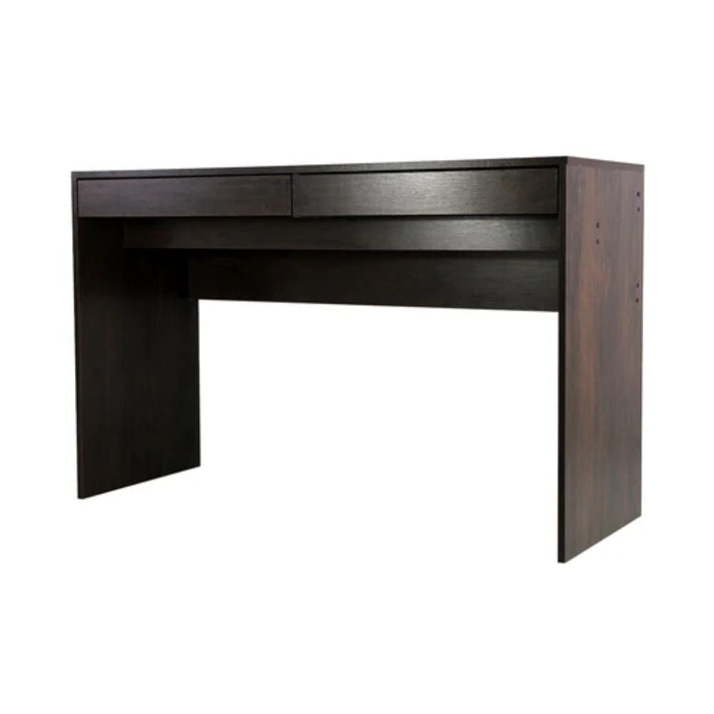 ESCRITORIO KINGSTRONG JM - 1194 LINDOIA MODU0360170 | Escritorio Uso de Oficina Secretarial Operativo | 2 Cajones Amplio Espacio de Trabajo | Madera | Interior - MODU0360170 - Mundo In - NOGAL BEAT - 