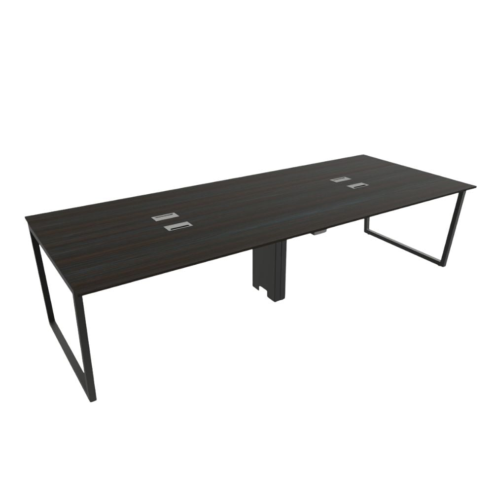 Escritorio modular OFIK Vasari 872 para cuatro usuarios con cubierta de melamina y estructura de acero