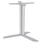Estructura Baja para Mesas - LABENZE H73 160-07400 - Varios Colores - Columna Redonda y 3 Puntas - 160-07400-GRS - Labenze - NOGAL BEAT - Estructura para Mesa