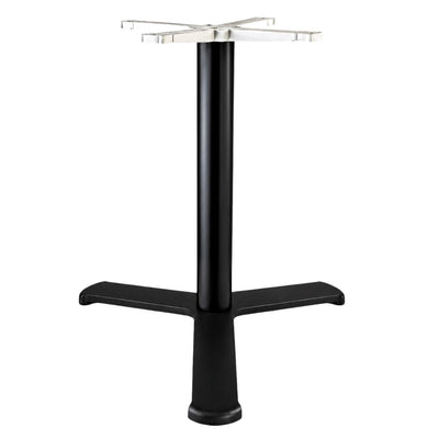 Estructura Baja para Mesas - LABENZE H73 160-07400 - Varios Colores - Columna Redonda y 3 Puntas - 160-07400-NGO - Labenze - NOGAL BEAT - Estructura para Mesa