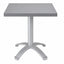 Estructura Baja para Mesas - LABENZE H73 160-07500-GRS - Gris Plata - Columna Redonda y 4 Puntas - 160-07500-GRS - Labenze - NOGAL BEAT - Estructura para Mesa