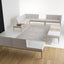 Estructura de Sala de Espera Modular de Diferentes Plazas - LABENZE ZELIG - Madera Natural - 155-19160 - Labenze - NOGAL BEAT - Sillón Ocasional