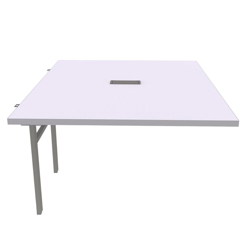 Extensión para mesa de juntas Ofik E-Link 910 en melamina y acero para oficina