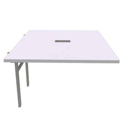 Extensión para mesa de juntas Ofik E-Link 910 en melamina y acero para oficina