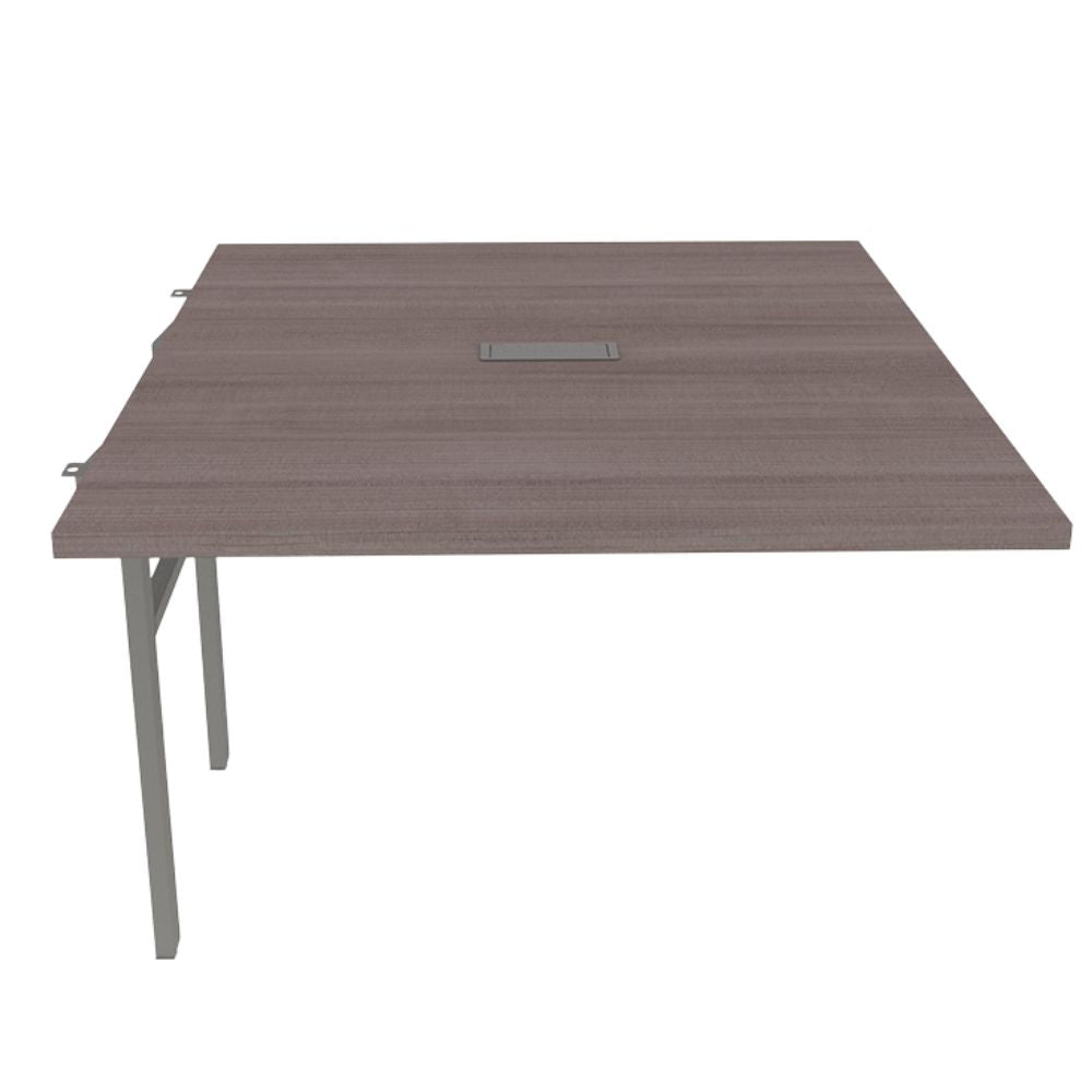 Extensión para mesa de juntas Ofik E-Link 910 en melamina y acero para oficina