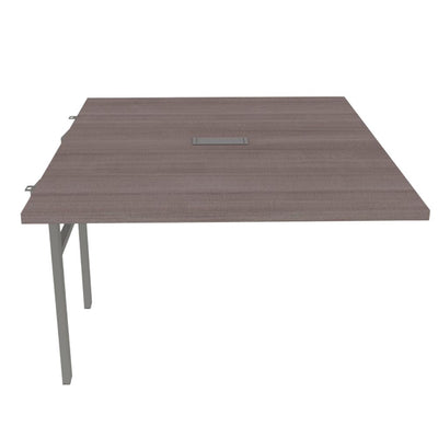 Extensión para mesa de juntas Ofik E-Link 910 en melamina y acero para oficina