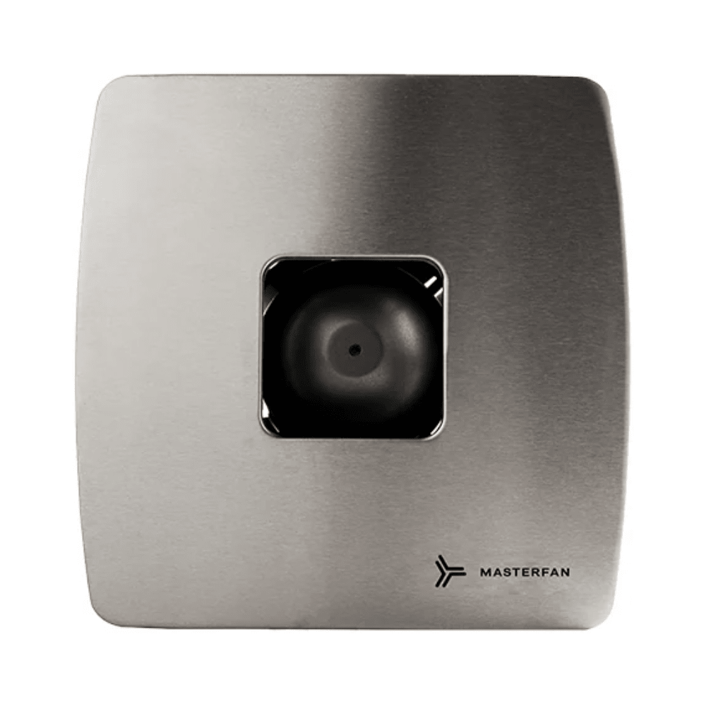 Extractor de Aire para Medios Baños - MASTERFAN VISTA 4 - Satinado - Operación Silenciosa - VISTA 4 - Masterfan - NOGAL BEAT - Extractor de Aire