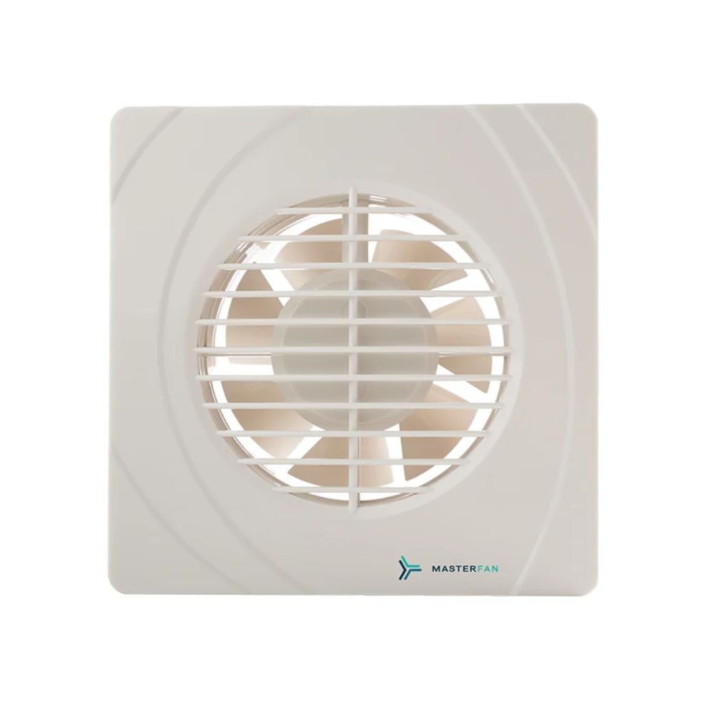 EXTRACTOR MASTERFAN TURBO 4 | Extractor de Pared Decorativo para Medio Baños | 4" | Blanco | Interior - TURBO 4 - Masterfan - NOGAL BEAT - Extractores de Aire