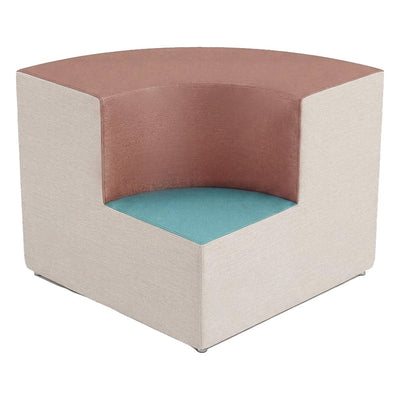 Geo Steps para Área de Espera - GEBESA FOMCORE STEPS - Esquina Interna Curva 2 Niveles - Tapizado - GFCS087383832 - GEBESA - NOGAL BEAT - Banca de Visita
