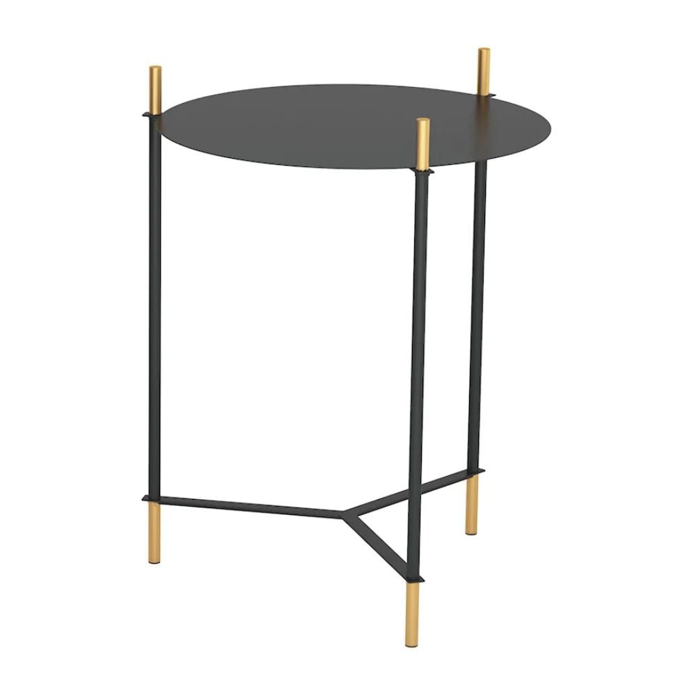 JUEGO DE MESA NOGAL BEAT JERRY | Mesa Auxiliar Ocasional Decorativa | Negro | Acero con Recubrimiento en Polvo | Interior - 101471 - Zuo - NOGAL BEAT - Mesas