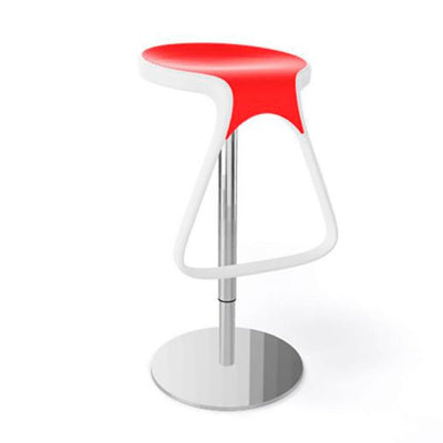 Banco Alto Giratorio - LABENZE OCTO 157-09000 - Varios Colores - Sin Respaldo Pata Plato Cromado y descansa Pies
