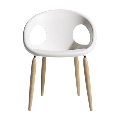 Labenze Silla Natural Drop 155-15500 Tecnopolimero Base 4 Puntas Madera - 155-15500 - Labenze - NOGAL BEAT - Sillas